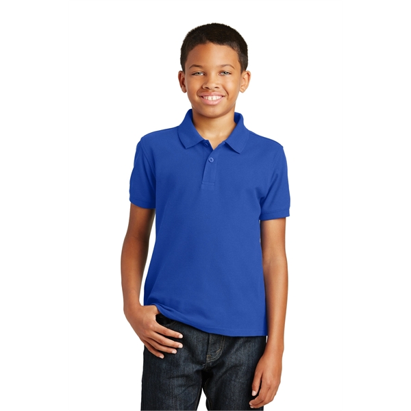 Port Authority Youth Core Classic Pique Polo. - Port Authority Youth Core Classic Pique Polo. - Image 22 of 45