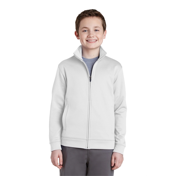 Sport-Tek Youth Sport-Wick Fleece Full-Zip Jacket. - Sport-Tek Youth Sport-Wick Fleece Full-Zip Jacket. - Image 16 of 30