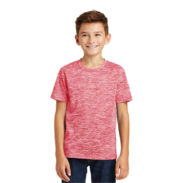 Sport-Tek Youth PosiCharge Electric Heather Tee. - Sport-Tek Youth PosiCharge Electric Heather Tee. - Image 4 of 48