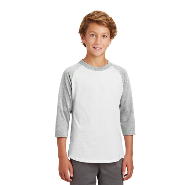 Sport-Tek Youth Colorblock Raglan Jersey. - Sport-Tek Youth Colorblock Raglan Jersey. - Image 95 of 97