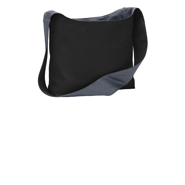Port Authority Cotton Canvas Sling Bag.