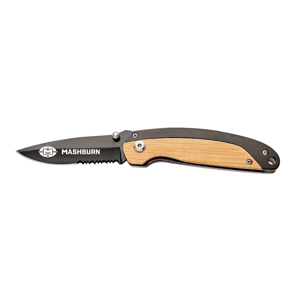 Cedar Creek® Bamboo Pocket Knife - Cedar Creek® Bamboo Pocket Knife - Image 1 of 2