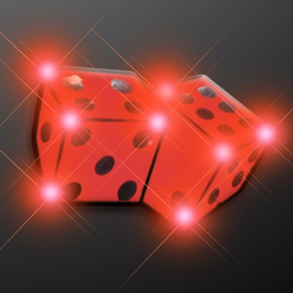 Flashing Dice LED Pin Blinkies - Flashing Dice LED Pin Blinkies - Image 2 of 2
