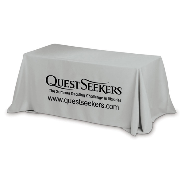 3-Sided Economy Table Covers & Throws (Full Color)