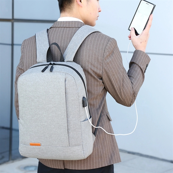 Waterproof Computer Backpack with USB Charging Port - Waterproof Computer Backpack with USB Charging Port - Image 1 of 2