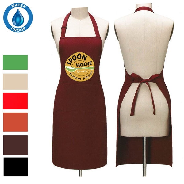 12 oz. Waterproof Woven knitted Kitchen Aprons w/ 2 Pockets - 12 oz. Waterproof Woven knitted Kitchen Aprons w/ 2 Pockets - Image 0 of 8