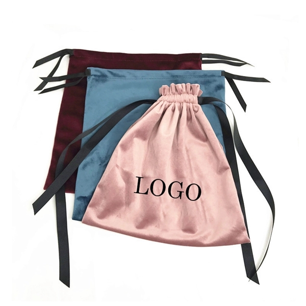 Velvet Drawstring Pouch Gift bag - Velvet Drawstring Pouch Gift bag - Image 1 of 5