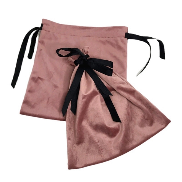 Velvet Drawstring Pouch Gift bag - Velvet Drawstring Pouch Gift bag - Image 5 of 5