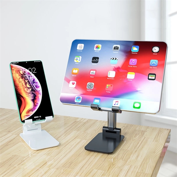 Adjustable Angle Height Desk Holder Stand for Phone & Pad - Adjustable Angle Height Desk Holder Stand for Phone & Pad - Image 4 of 5