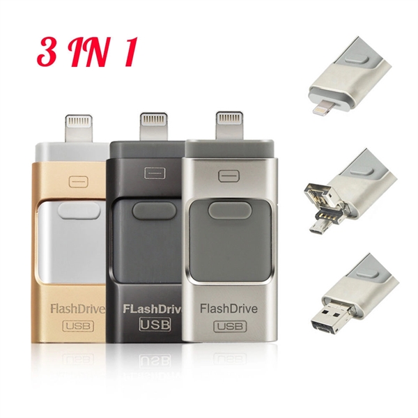3 in 1 USB Flash Drive - 3 in 1 USB Flash Drive - Image 0 of 0