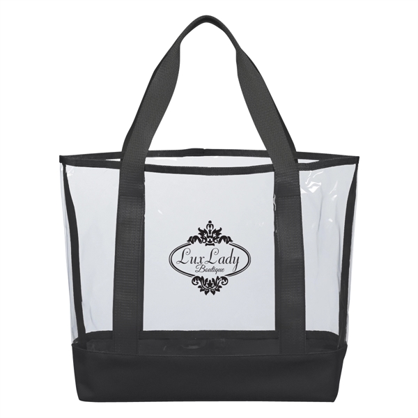 Clear Casual Tote Bag - Clear Casual Tote Bag - Image 2 of 9