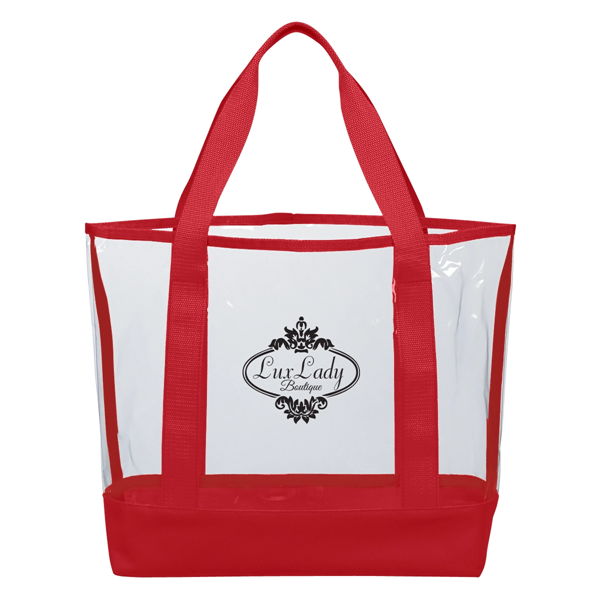 Clear Casual Tote Bag - Clear Casual Tote Bag - Image 5 of 9