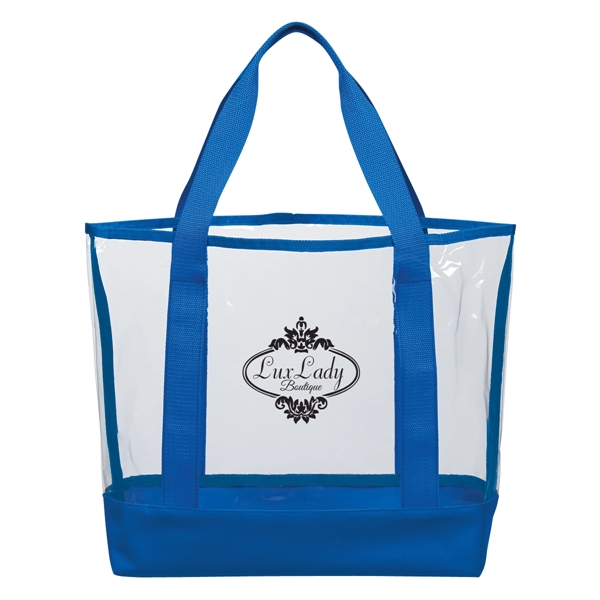 Clear Casual Tote Bag - Clear Casual Tote Bag - Image 8 of 9