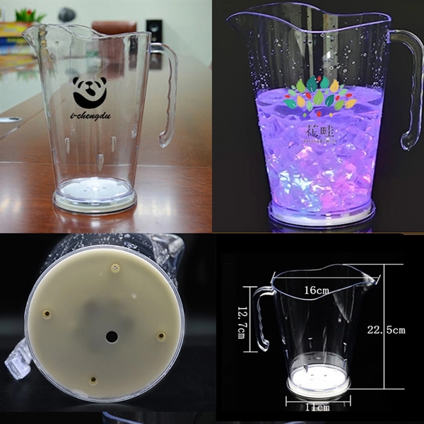 60 Oz. LED lighted Acrylic Pitcher - 60 Oz. LED lighted Acrylic Pitcher - Image 5 of 5
