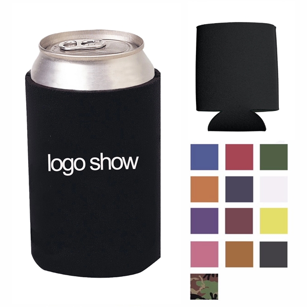 12oz  Collapsible Beverage Can Cooler Sleeves - 12oz  Collapsible Beverage Can Cooler Sleeves - Image 0 of 2