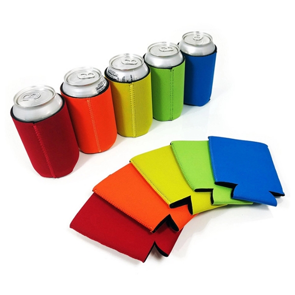 12oz  Collapsible Beverage Can Cooler Sleeves - 12oz  Collapsible Beverage Can Cooler Sleeves - Image 1 of 2