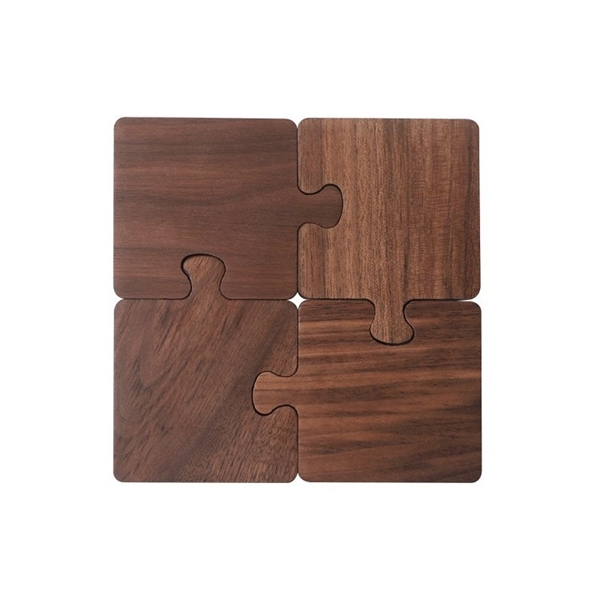 Wooden Puzzle Drink Coasters - Wooden Puzzle Drink Coasters - Image 0 of 2