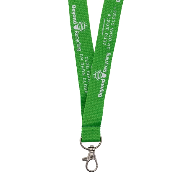 Lanyards Eco Recycled PET Silkscreen Imprint - Lanyards Eco Recycled PET Silkscreen Imprint - Image 1 of 3