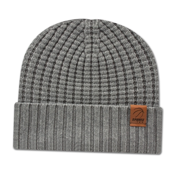 Premium Waffle Knit Toque with Cuff - Premium Waffle Knit Toque with Cuff - Image 0 of 8