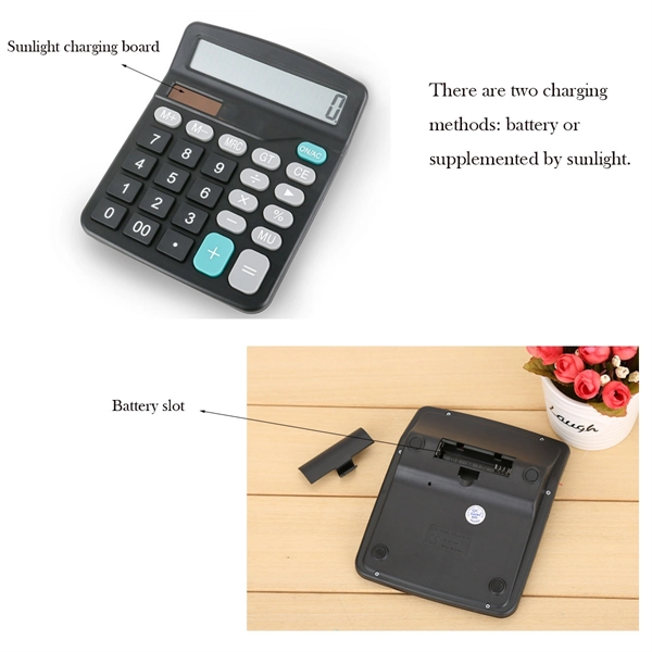 Dual Powered Desktop Calculator - Dual Powered Desktop Calculator - Image 2 of 4
