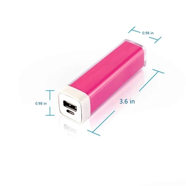 Plastic Mobile Mini Power Bank Charger - Plastic Mobile Mini Power Bank Charger - Image 1 of 2