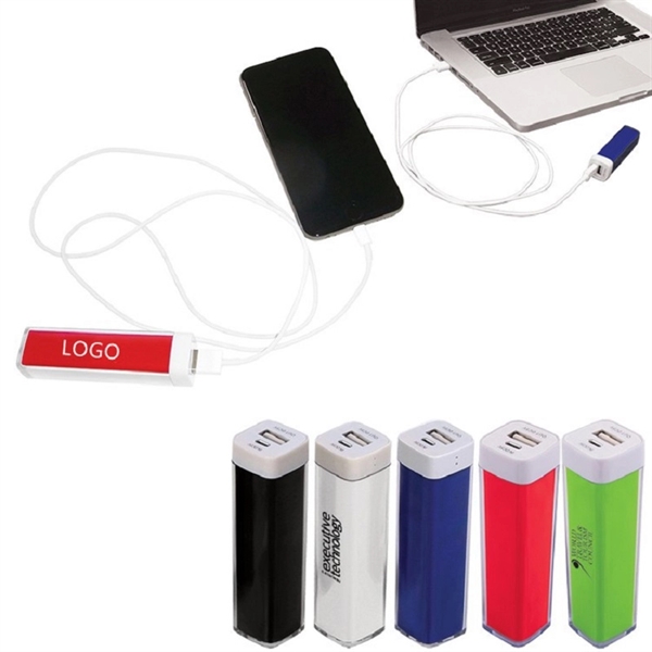 Plastic Mobile Mini Power Bank Charger - Plastic Mobile Mini Power Bank Charger - Image 2 of 2