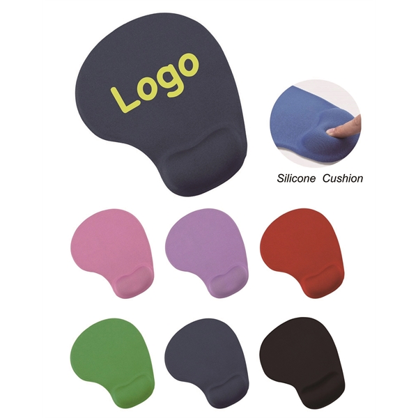 Custom Full Color Mouse Pad with Silicone Wrist Rest - Custom Full Color Mouse Pad with Silicone Wrist Rest - Image 0 of 0