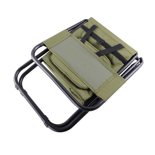 Folding Backrest Insulation Fishing Chair Camping Cooler Bag - Folding Backrest Insulation Fishing Chair Camping Cooler Bag - Image 5 of 8