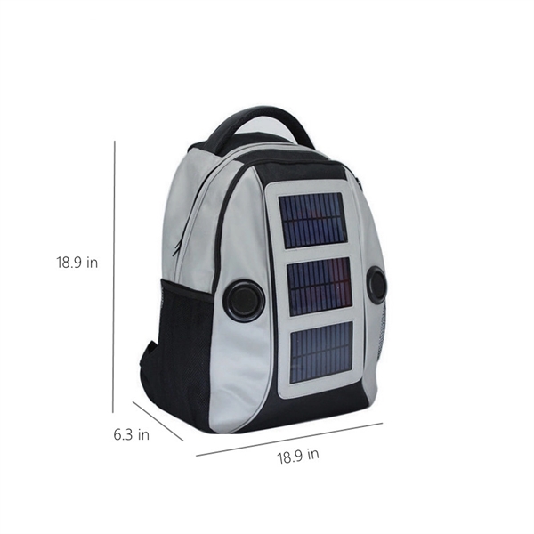 Solar Backpack With Speakers - Solar Backpack With Speakers - Image 2 of 2