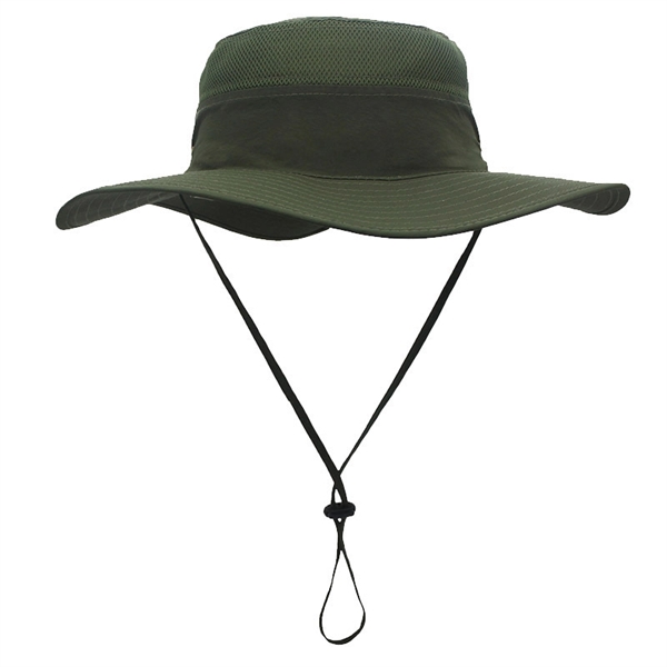 Wide Brim UV Protection Fisherman Hat - Wide Brim UV Protection Fisherman Hat - Image 2 of 6