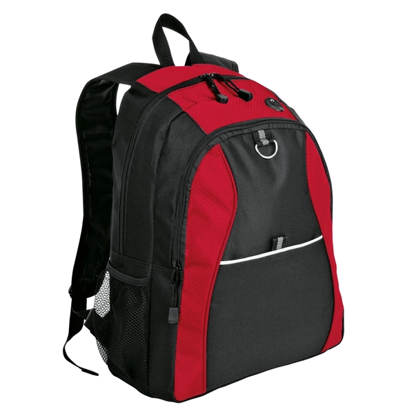 Port Authority Contrast Honeycomb Backpack. - Port Authority Contrast Honeycomb Backpack. - Image 1 of 2