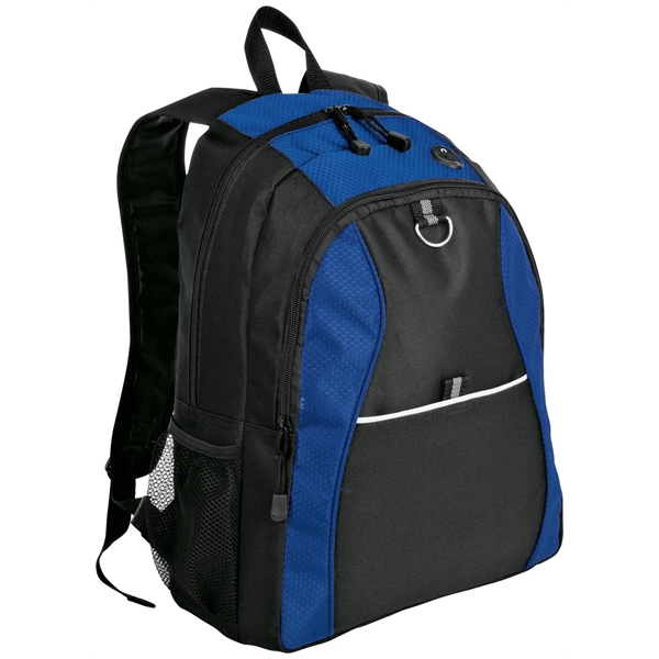 Port Authority Contrast Honeycomb Backpack. - Port Authority Contrast Honeycomb Backpack. - Image 2 of 2