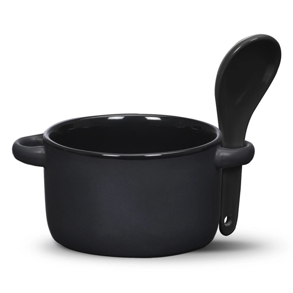 Merritt Soup Mug & Spoon - Imprinted - Merritt Soup Mug & Spoon - Imprinted - Image 1 of 15