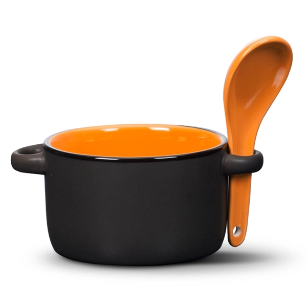 Merritt Soup Mug & Spoon - Imprinted - Merritt Soup Mug & Spoon - Imprinted - Image 5 of 15