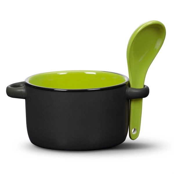 Merritt Soup Mug & Spoon - Imprinted - Merritt Soup Mug & Spoon - Imprinted - Image 9 of 15