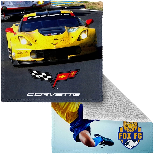 6.5 x 6.5 Microfiber Towel - Sublimation - 6.5 x 6.5 Microfiber Towel - Sublimation - Image 2 of 2