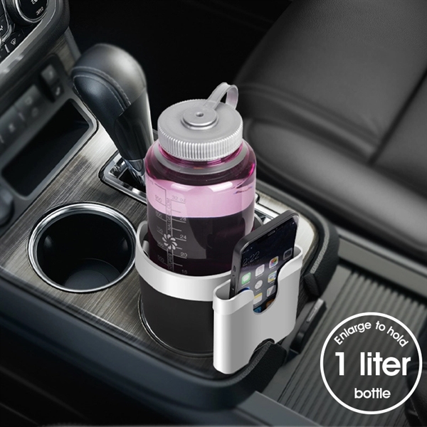 Car Cup Holder Expander with Cell Phone Stand - Car Cup Holder Expander with Cell Phone Stand - Image 4 of 5