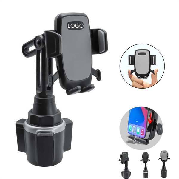 Car Phone Mount Cup Holder Cradle Stand for Cellphone - Car Phone Mount Cup Holder Cradle Stand for Cellphone - Image 4 of 5