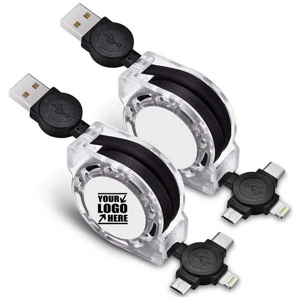 5Ft/1.5m Retractable Fast Charger Cord - 5Ft/1.5m Retractable Fast Charger Cord - Image 0 of 3
