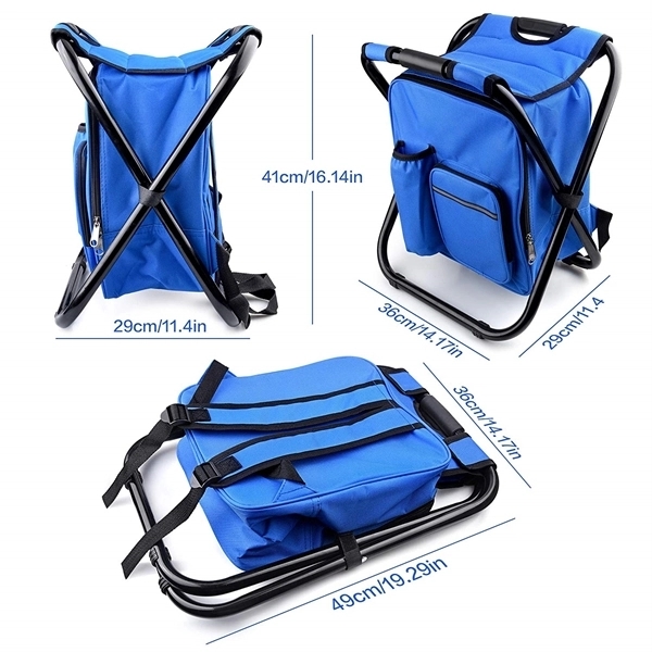 Foldable Fishing/ Beach Chair With Ice Pack - Foldable Fishing/ Beach Chair With Ice Pack - Image 2 of 2