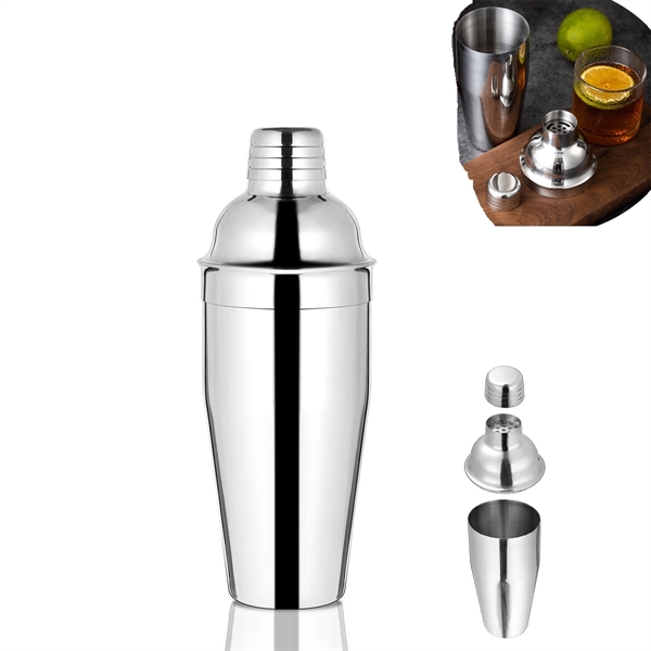 24 oz. Stainless Steel Cocktail Shaker - 24 oz. Stainless Steel Cocktail Shaker - Image 0 of 2