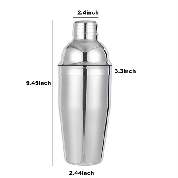 24 oz. Stainless Steel Cocktail Shaker - 24 oz. Stainless Steel Cocktail Shaker - Image 1 of 2