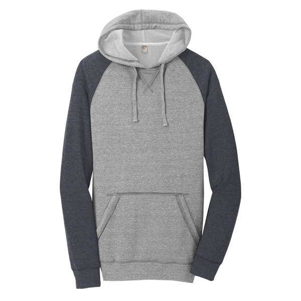 District Young Mens Lightweight Fleece Raglan Hoodie. - District Young Mens Lightweight Fleece Raglan Hoodie. - Image 8 of 14