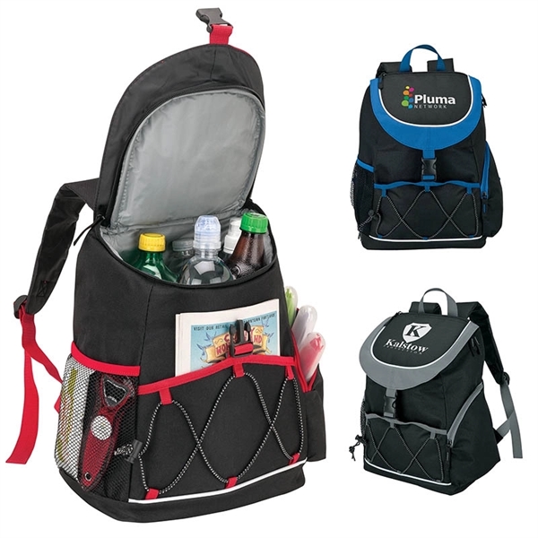 Adelene PEVA Lined Backpack Cooler - Adelene PEVA Lined Backpack Cooler - Image 3 of 3