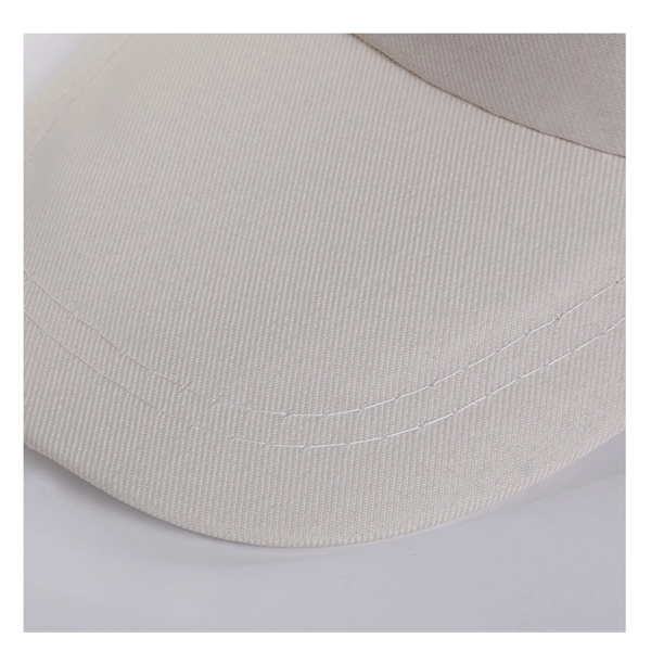 Polyester Structured 5 Panel Baseball Cap w/Plastic Snapback - Polyester Structured 5 Panel Baseball Cap w/Plastic Snapback - Image 3 of 21
