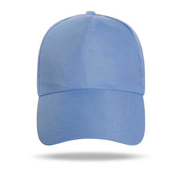 Polyester Structured 5 Panel Baseball Cap w/Plastic Snapback - Polyester Structured 5 Panel Baseball Cap w/Plastic Snapback - Image 13 of 21