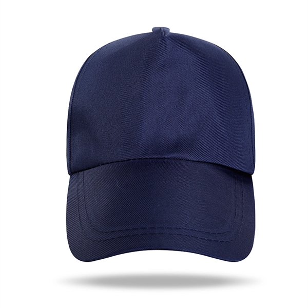 Polyester Structured 5 Panel Baseball Cap w/Plastic Snapback - Polyester Structured 5 Panel Baseball Cap w/Plastic Snapback - Image 14 of 21