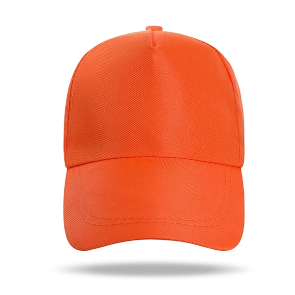 Polyester Structured 5 Panel Baseball Cap w/Plastic Snapback - Polyester Structured 5 Panel Baseball Cap w/Plastic Snapback - Image 15 of 21