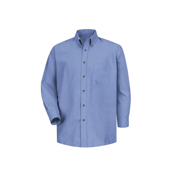 Red Kap Shirts - Men's Long Sleeve Button Down Poplin Shirt - Red Kap Shirts - Men's Long Sleeve Button Down Poplin Shirt - Image 3 of 8