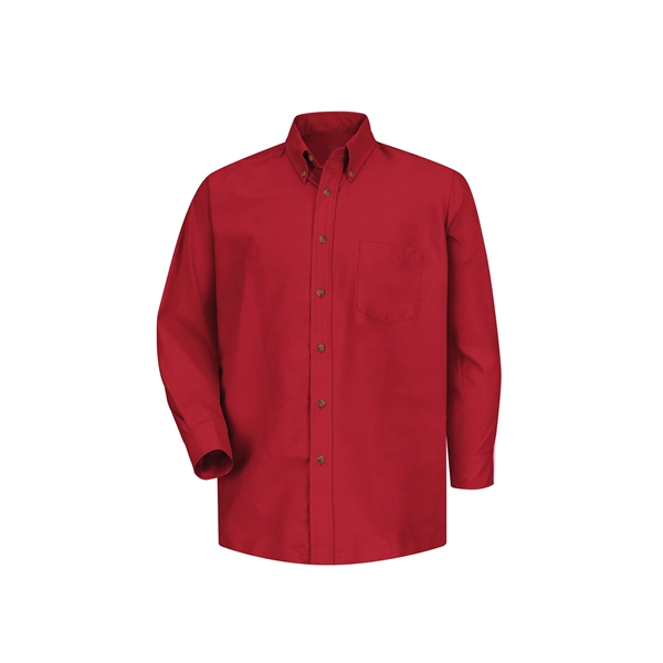 Red Kap Shirts - Men's Long Sleeve Button Down Poplin Shirt - Red Kap Shirts - Men's Long Sleeve Button Down Poplin Shirt - Image 6 of 8